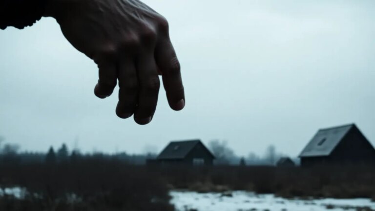 Illustration af Mordet i Finderup Lade